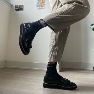 Black Naturalizer leather loafers